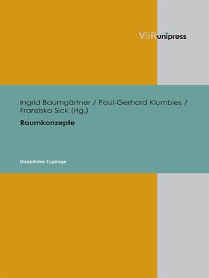 cover image of Raumkonzepte